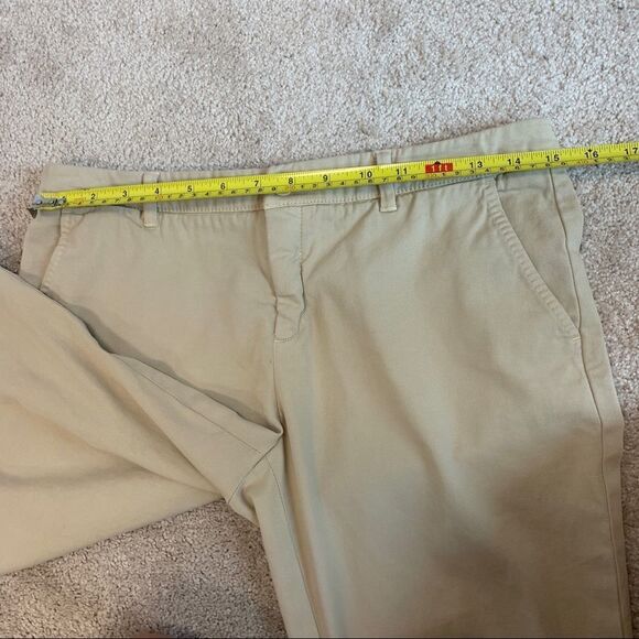 WEEKEND MaxMara Audrey Slim Leg Chinos Beige Sz 8 - Picture 11 of 12